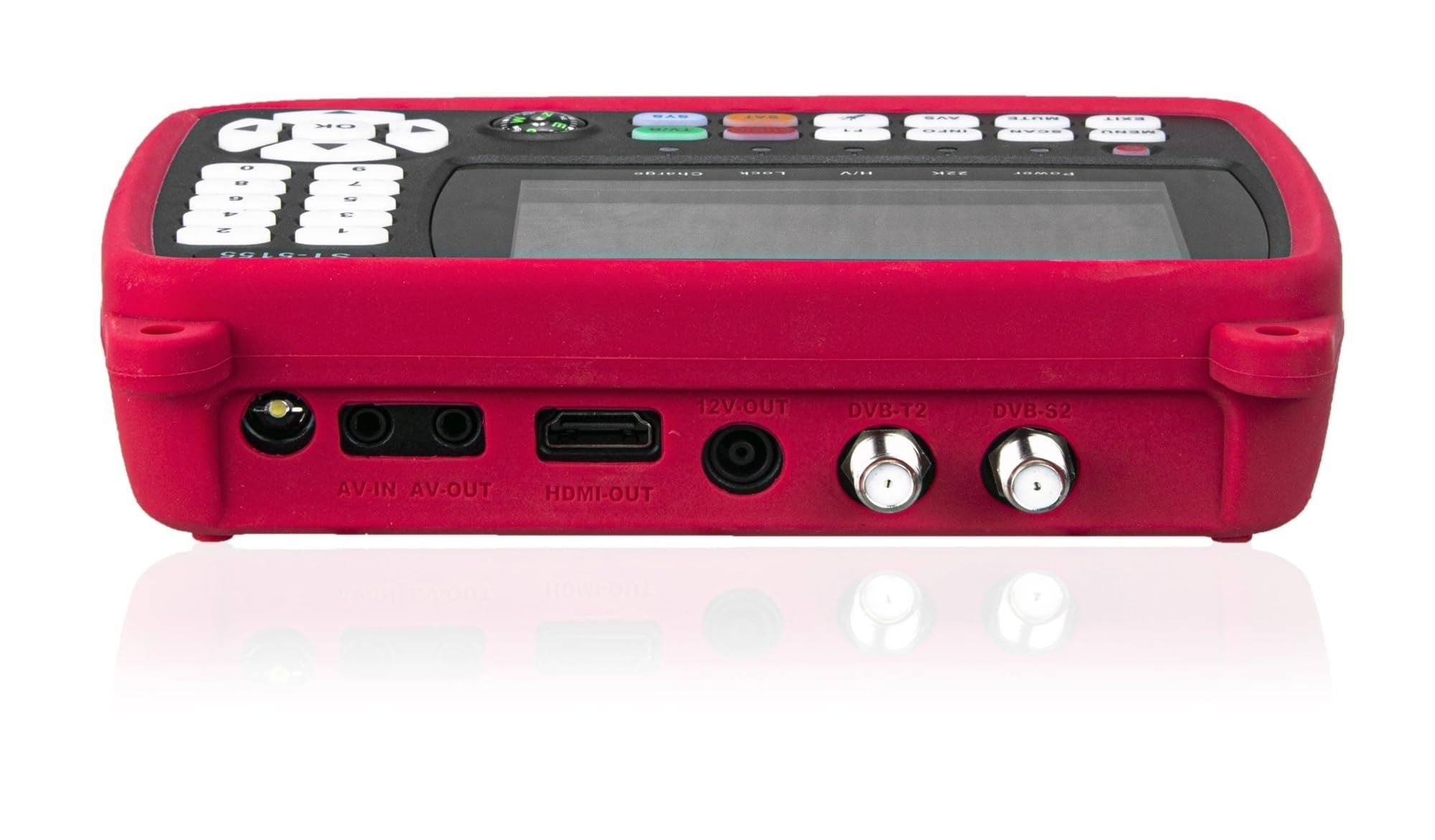 ST-5155 Buscador de señal satelital Digital DVB-S2 + DVB-C + DVB-T2 Detector de medidor de señal con Pantalla de 4,3 Pulgadas Borrar Pantalla(ST-5150)