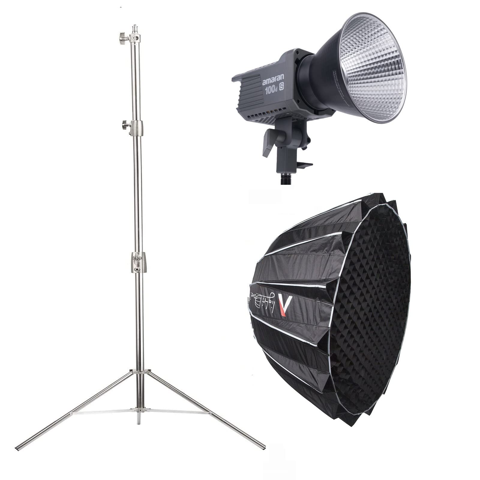 Amazon | Aputure Amaran 100d S、Aputute Light Dome II ソフト