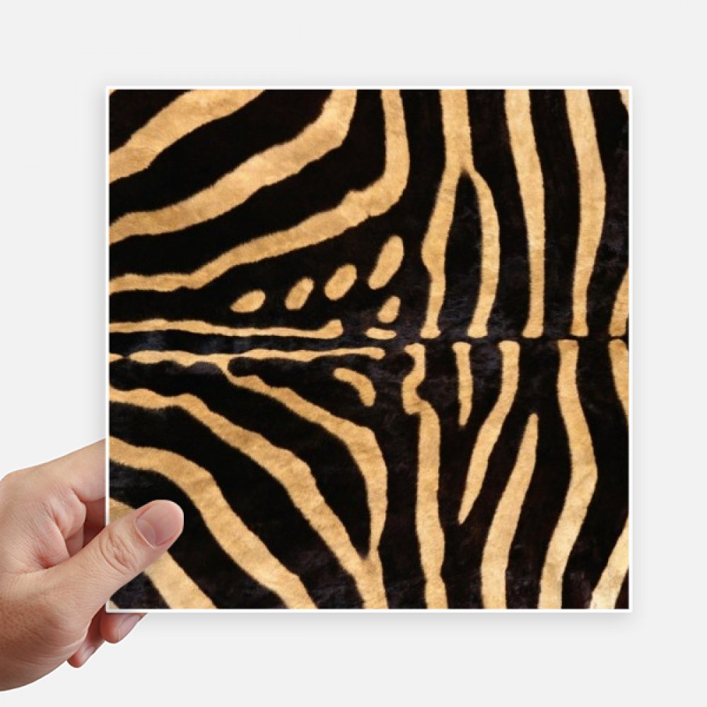 Autocollant zèbre abstrait 20cm pour personnaliser sa valise de voyage et motobike