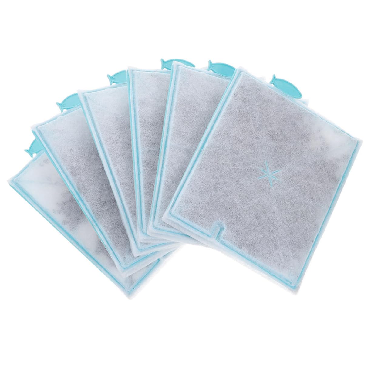 VANZACK 24piezas Almohadillas De Filtración De Algodón para Compatible Accesorios De Pecera para Purificación De Agua Filtración Efectiva y