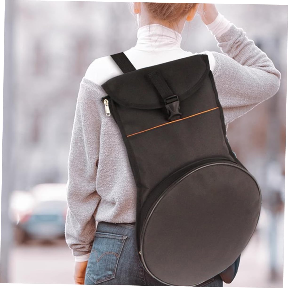 Abaodam Mochila De Almacenamiento Para Instrumentos De Percusión Bolsa Portaequipajes Para Pads y Baquetas Mochila Correa Hombro Para Viajes y Práctica De Percusión Al Aire Libre