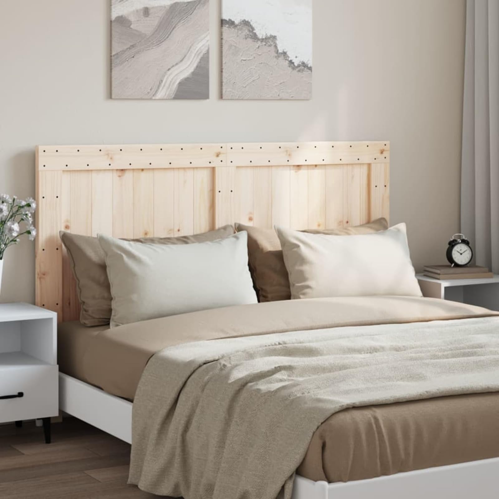 YOSOO Tête de lit 205,5x4x100 cm Bois massif de pin A818110 YS002