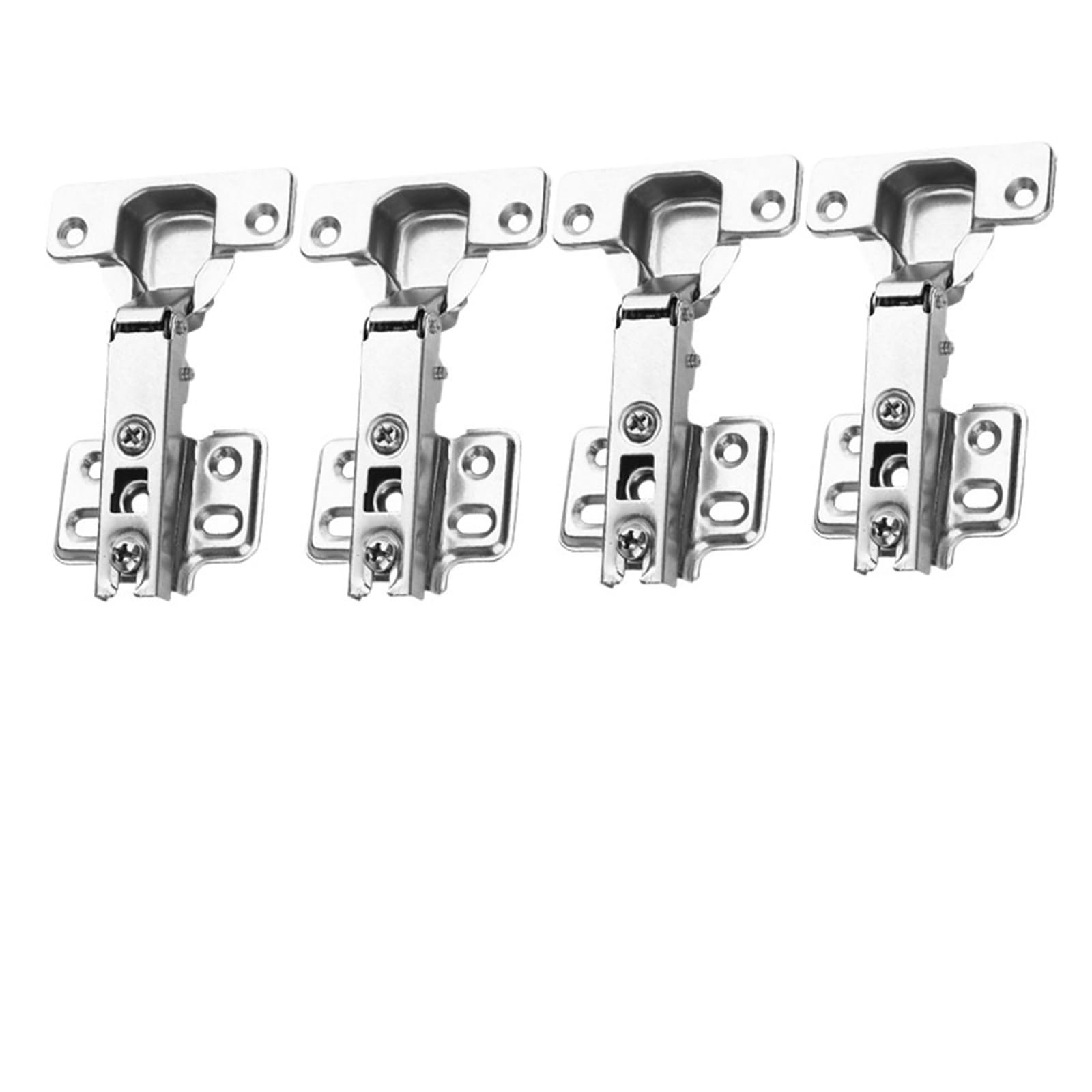 Kgdchyiplj 4Pcs Generic Soft Close Hidden Cabinet Hinges Stainless Steel With Screws(4Pcs)