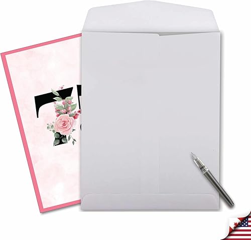 Miniatura 4 de NobleWorks J8261MBG - Tarjeta de felicitación de cumpleaños de 75 x 11 pulgadas con sobre (1 unidad), tamaño grande, tamaño jumbo floral de 75 años