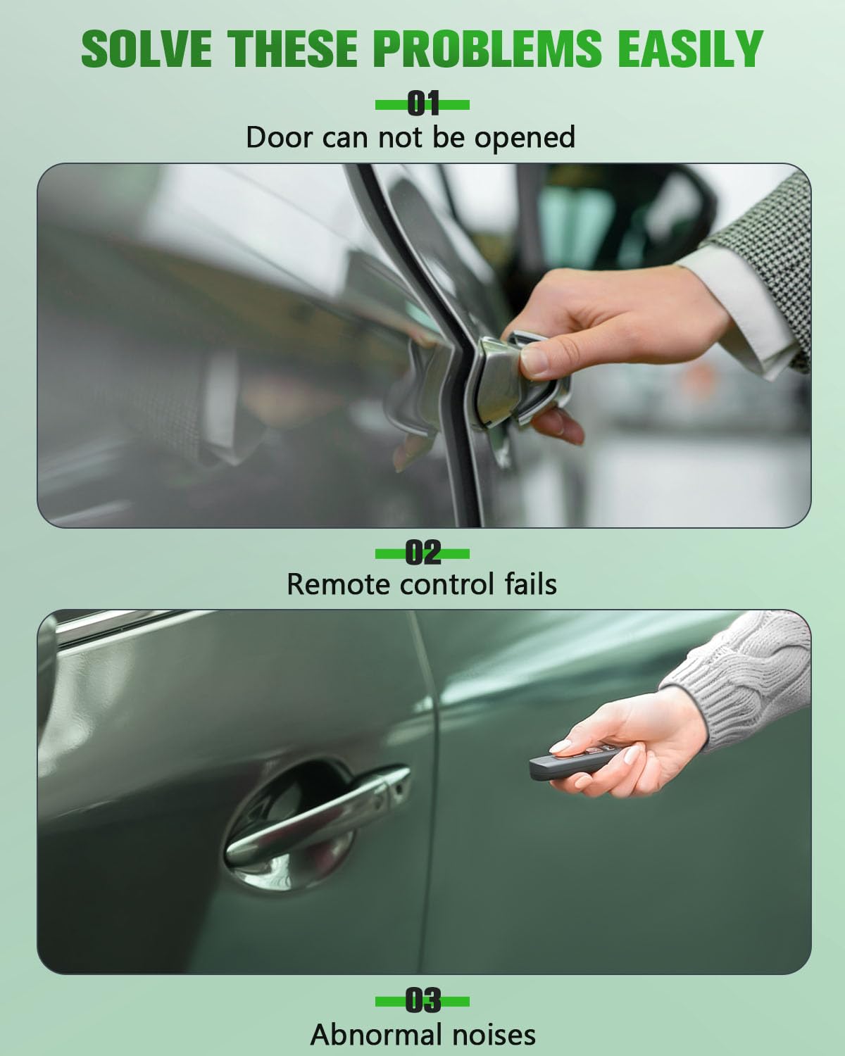 SCITOO Car Door Lock Actuator Rear Right Door Lock Latch Actuator Compatible for 1999-2007 for Ford F-250 Super Duty,1999-2007 for Ford F-350 Super Duty 6C3Z-28264A00-AA