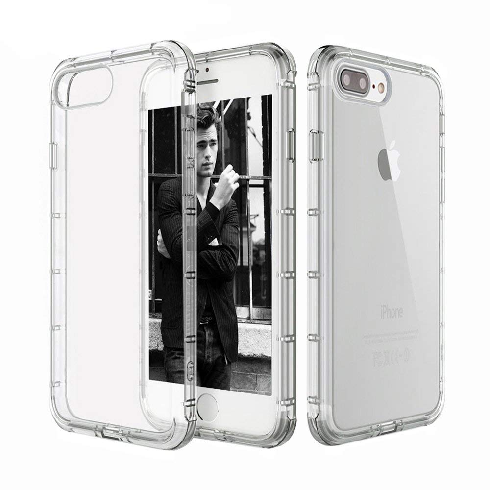 Amagav Transparent Silicone Soft Mobile Back Case Cover Compatible for iPhone 7 Plus / 8 Plus (B0897WX8N3) Amazon Price History, Amazon Price Tracker