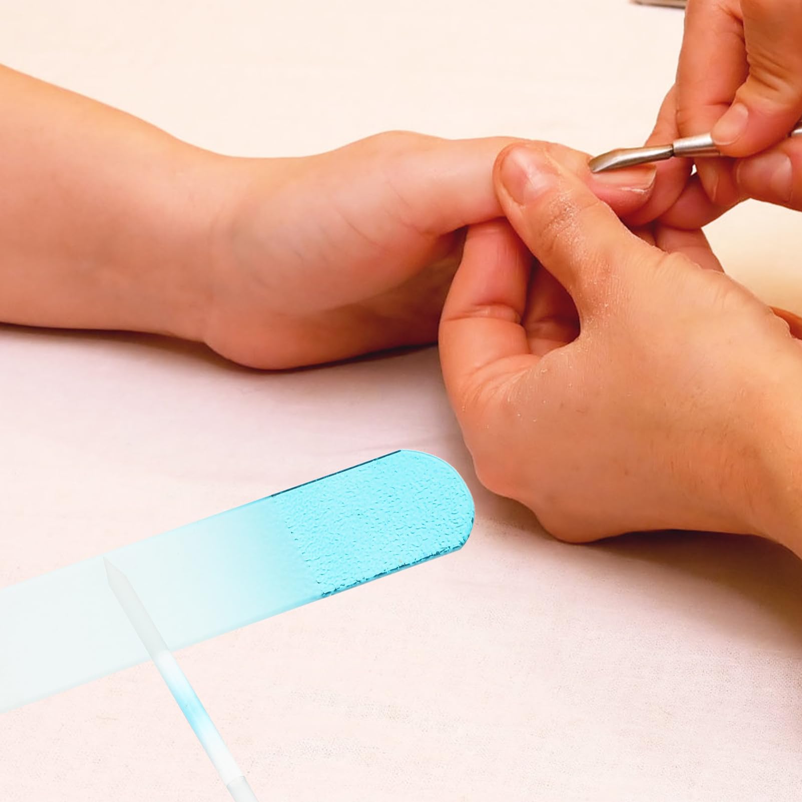 Healvian 6stücke Glasnagelfeilen Zylindrische Nagelfeilen Für Dicke Nägel Sanftes Feilen Für Natürliche Nägel Für Männer Und Frauen Perfektes Nagelpflege Zuhause Salon