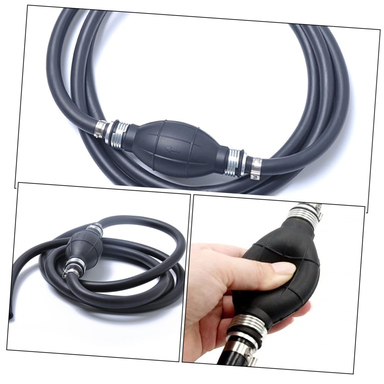 FUNOMOCYA Hand Ölpumpe - Manuelle Absaugpumpe Für Benzin & Diesel