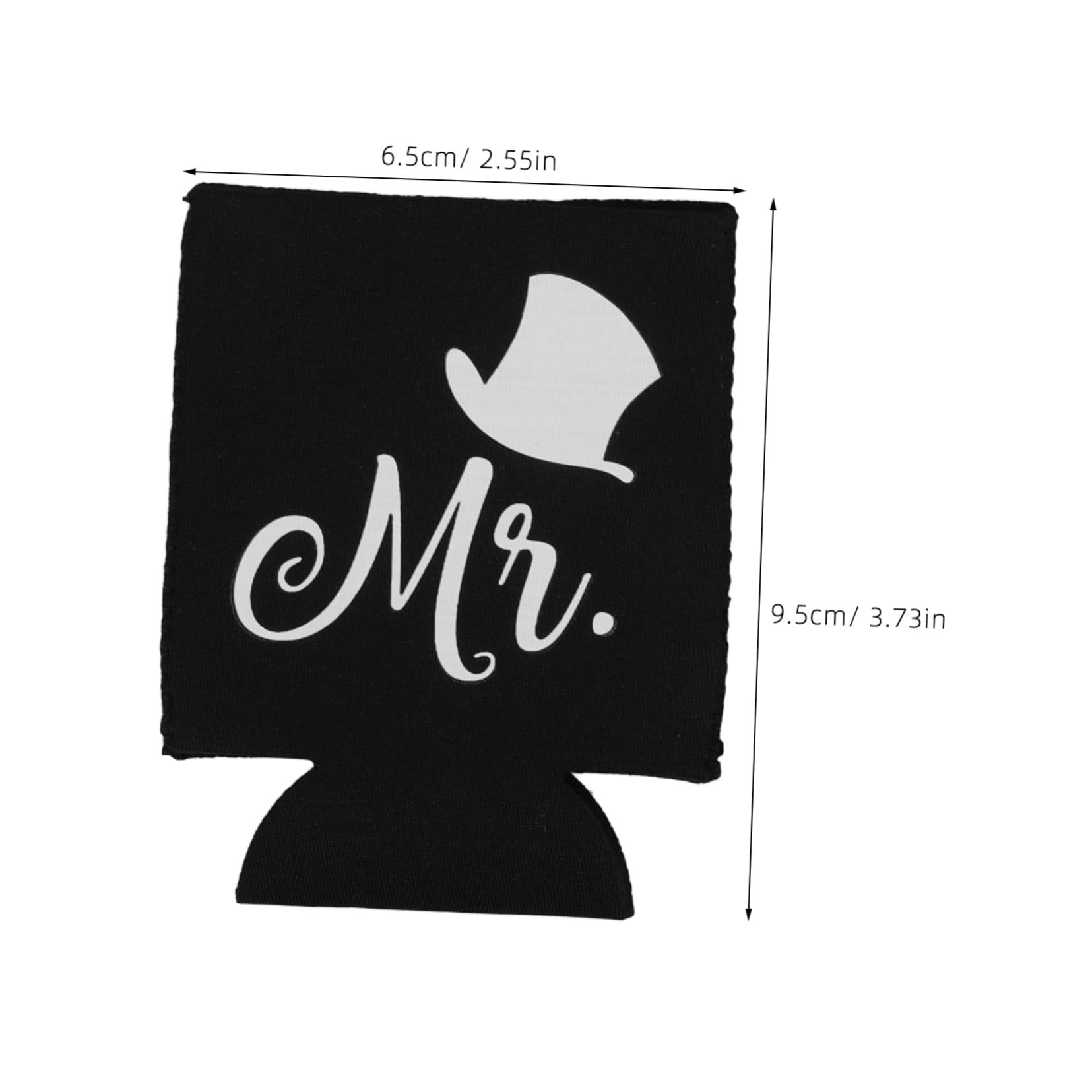 HOLIDYOYO Set of 2 Beer Can Cup Sleeves Reusable for Soda Beer Hot Cold Beverages Wedding Present