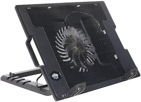 TriLine Lighted Notebook Cooler Fan 5 Stage Stand NB339