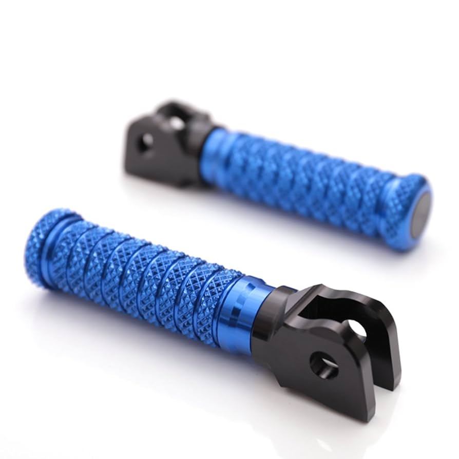 Amazon.com: MC MOTOPARTS POLE Blue CNC pie clavijas