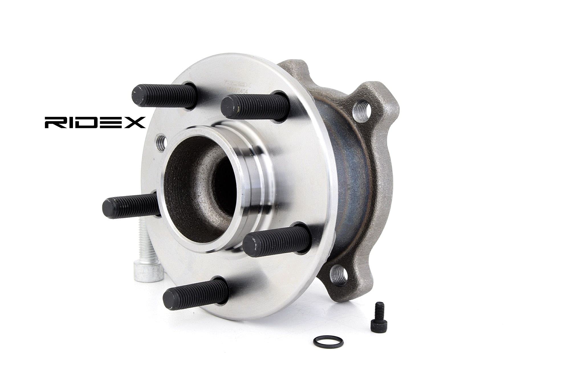 RIDEX 654W0404 Juego de cojinete de rueda Trasero ambos lados con sensor ABS incorporado con tornillos Compatible con FORD MONDEO IV Turnier BA7