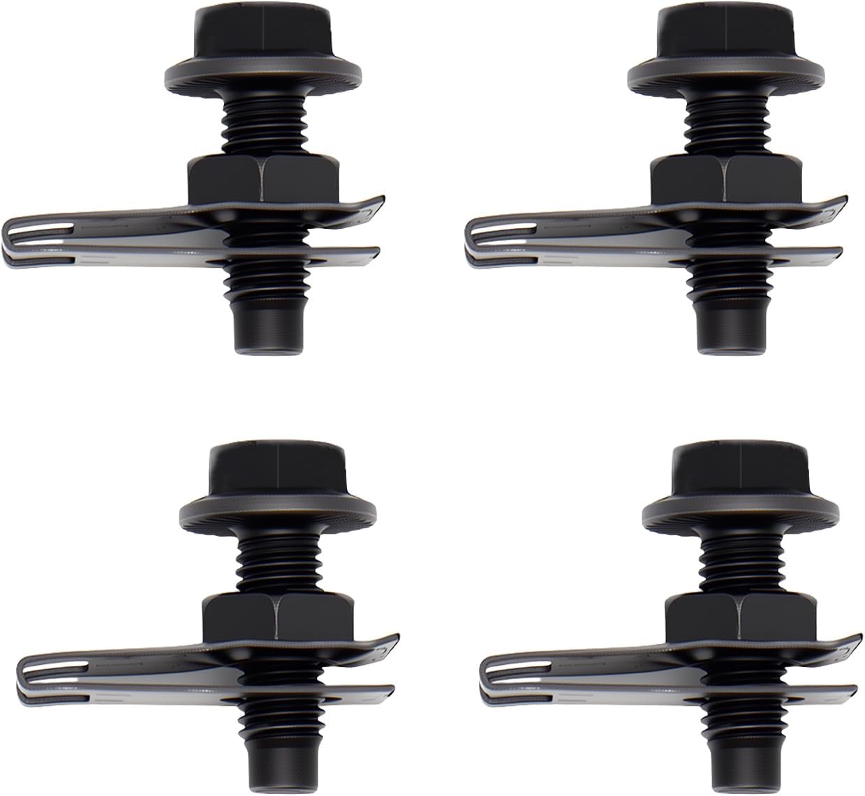 4 Pack Front Skid Plate Filter Nuts & Bolts Fit for 2018-2024 Ford Expedition,2015-2020 Ford F-150,2018-2024 Lincoln Navigator,Replace OE 4034A