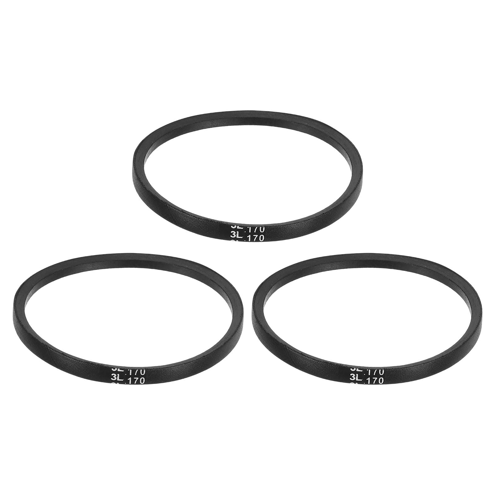 uxcell 3L240 Classic Wrapped Rubber V-Belt, 24"(610mm) Outside Circumference, 3L Profile V Belt 3/8" Width 7/32" Height — view 231