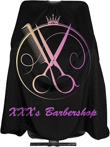 Miniatura 24 de Capa de peluquero personalizada, Capa de salón para corte de pelo personalizada para hombres