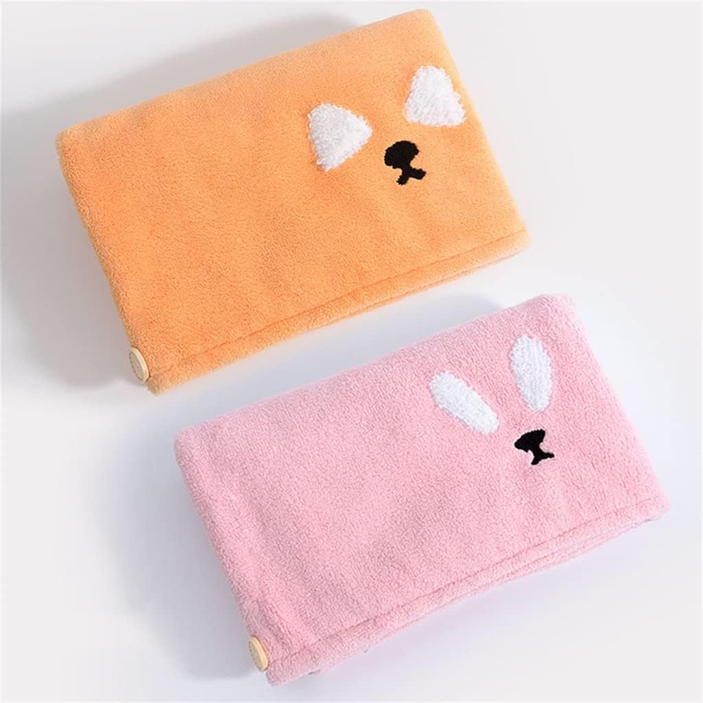 Hair Drying Cap Strong Water Absorbent Female Shower Cap Washing Hair Quick-Drying Dry Hair Towel(D)