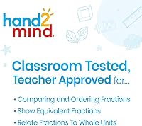 Vista 2 de hand2mind Cubos de torre de fracción arcoíris, materiales de matemáticas Montessori, manipuladores de fracciones, fracción de unidades, cubos