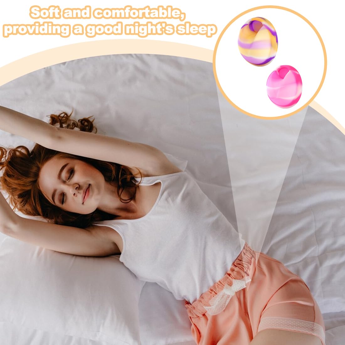 IKOPFLN 2 pezzi di disco mestruale, disco mestruale riutilizzabile, coppetta mestruale, tazze mestruali a prova di perdita realizzate in silicone, per donne sport attivi（S+L, Rosa + Viola