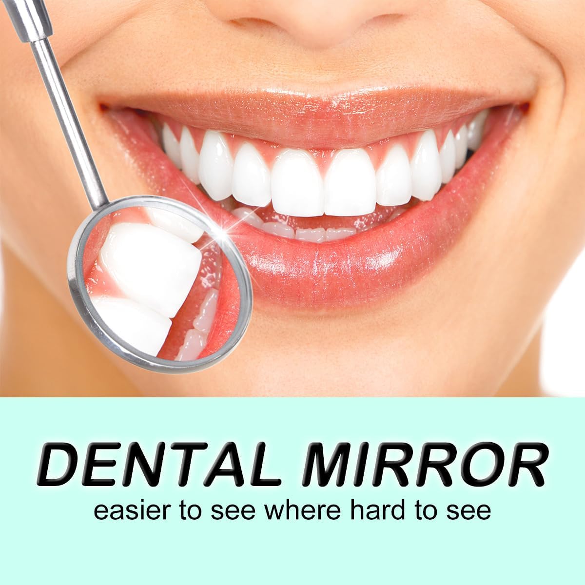 YSCARE Espejo de boca dental para dentista higiene oral herramienta de extensión de boca y pestañas