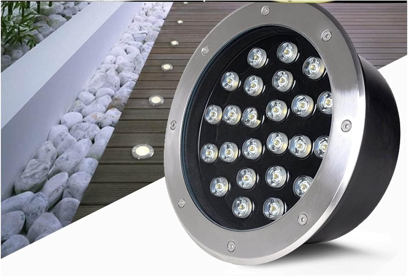 Anneau Lumineux LED pour Fontaine Submersible IP67 Éclairage Étanche