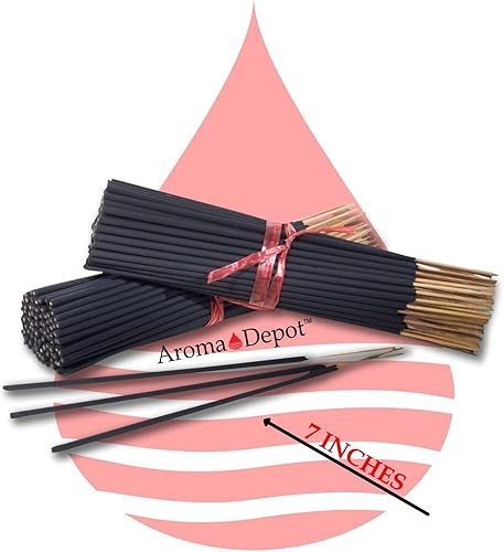 Miniatura 2 de Las varillas de incienso tipo morera más exóticas de 7 pulgadas. Aproximadamente 85-100 varillas por paquete, cada barra natural se quema durante 30