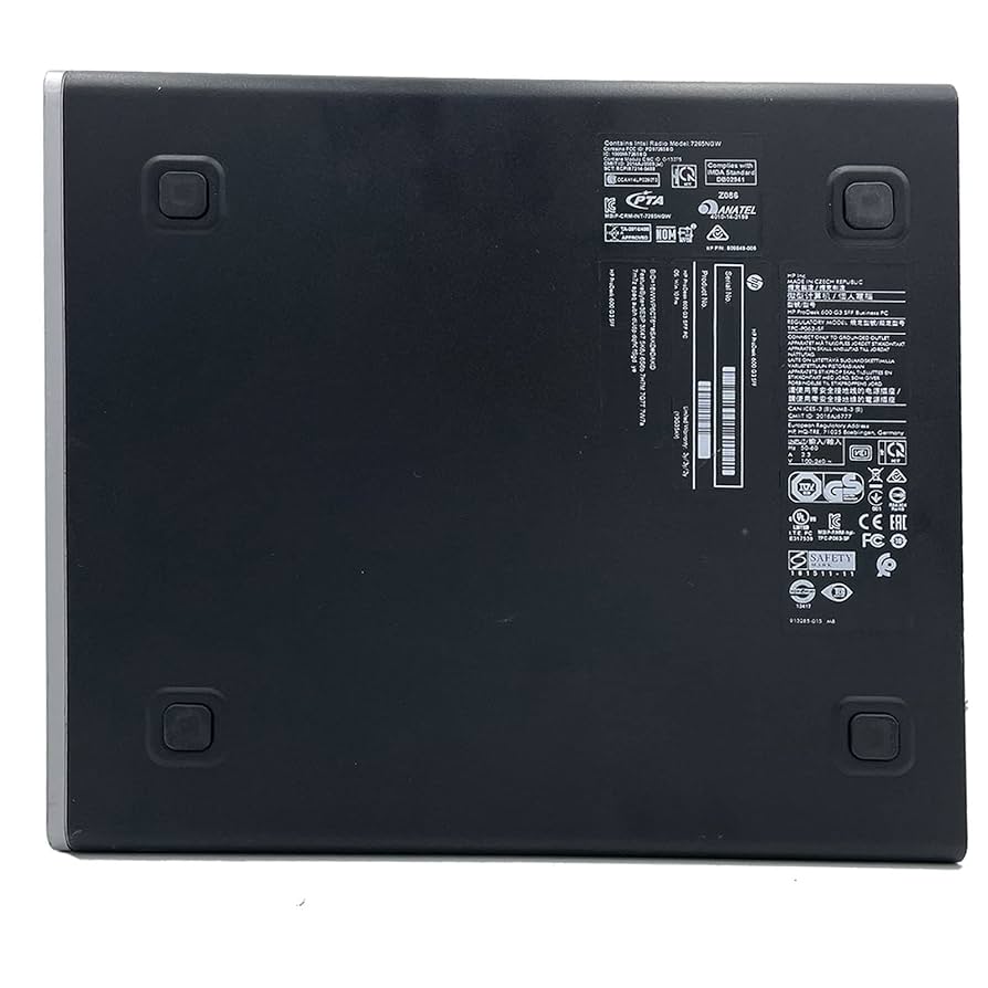 Windowsデスクトップ HP600G3PD SFF G3900 16GB 240GB+500GB Amazon.com: HP Prodesk 600G3 SFF Small Form Factor Desktop
