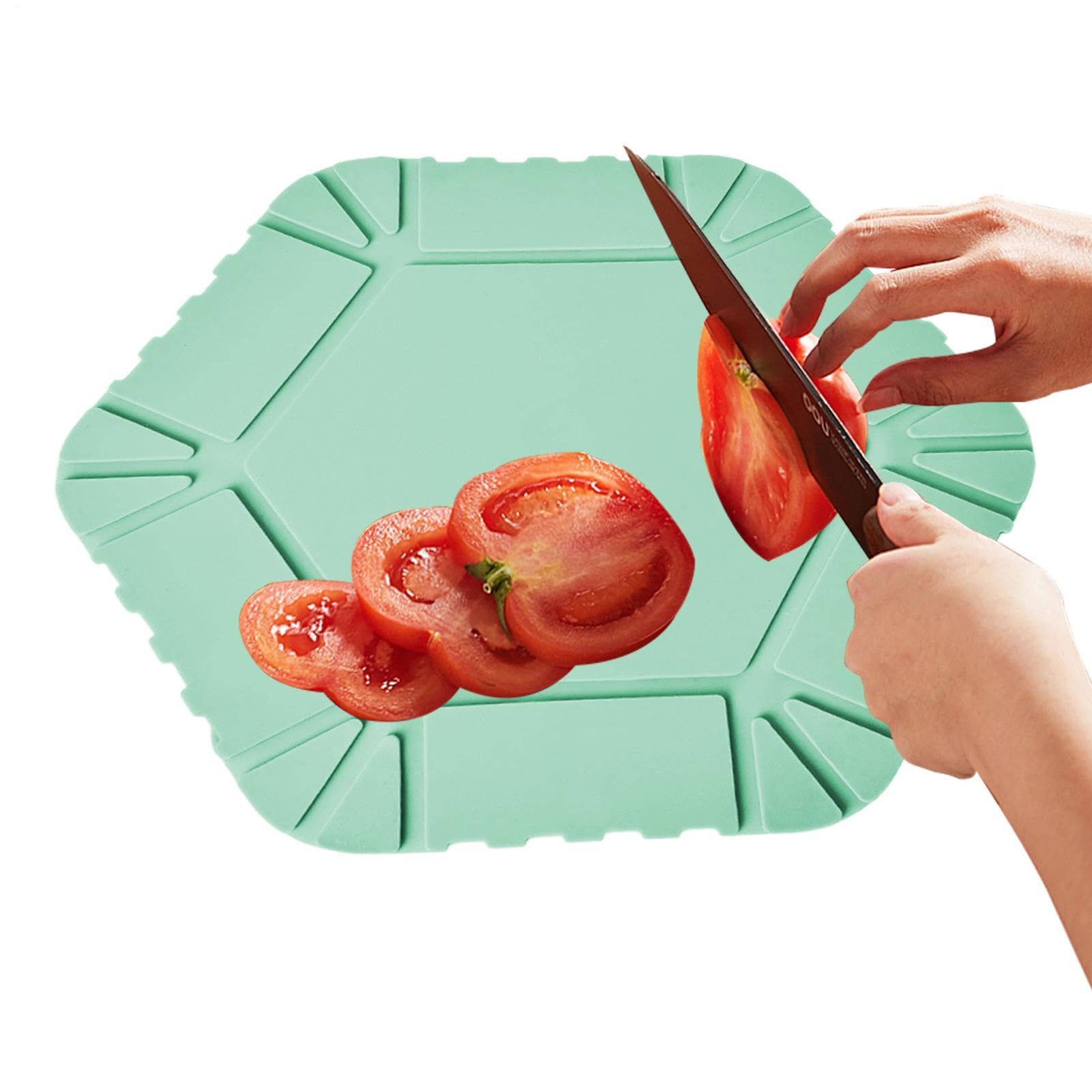 Tabla de corte para supervivencia y senderismo con bol alimenticio de silicona plegable