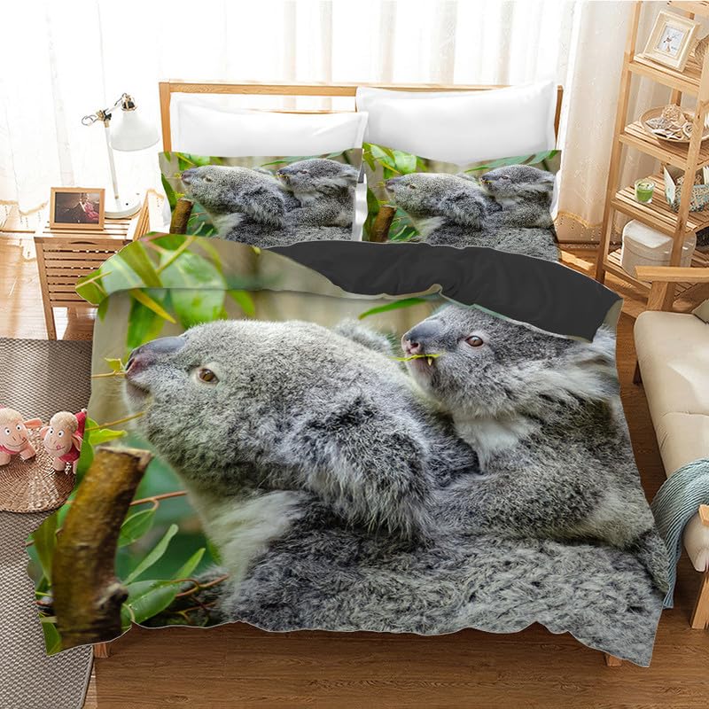 Funda nórdica de koala para cama 90 ideal para renovar el dormitorio infantil