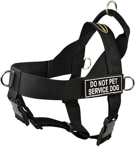 Dean & Tyler D&T Universal DNPSERVICEDOG BK-XL DT - Arnés universal sin tirones para perro, no se adapta a mascotas, talla XL, se adapta a
