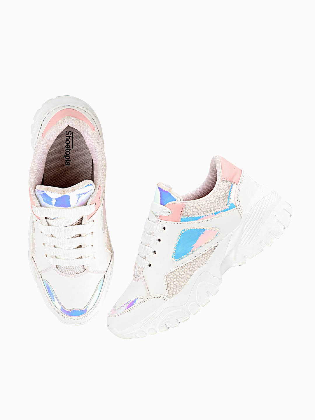 Shoetopia Scarpe sportive da passeggio per donne e ragazze