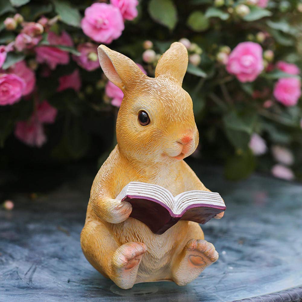 asdchZen Sculpture Bust Handmade Sculptures Statue Animal Resin Outdoor Garden Lawn Crafts Courtyard Figurines Decoration