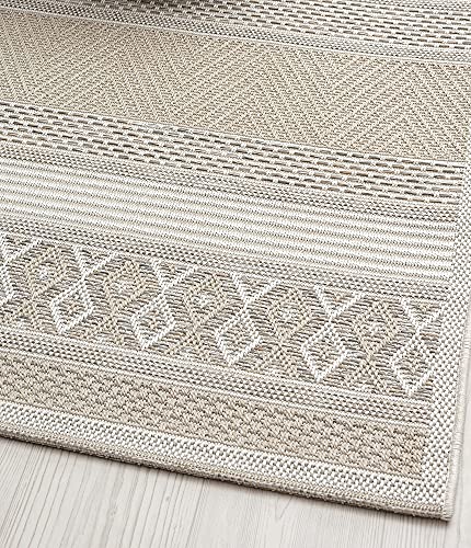the carpet Calgary - Outdoor Teppich Wetterfest für Balkon & Terrasse, Robuster Flachgewebe Teppich für Garten, Pflegeleicht In- & Outdoor… – Ansicht 6