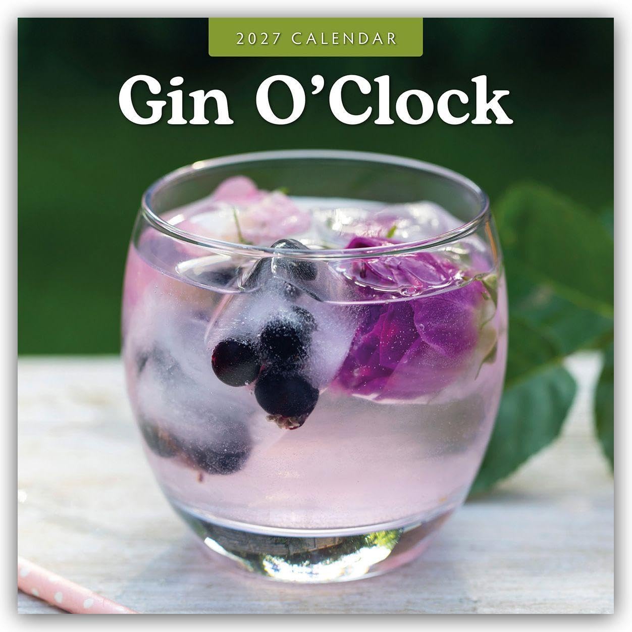 Gin O'clock 2027 Square Wall Calendar: Original Red Robin Publishing Ltd-Kalender [Mehrsprachig] [Kalender]