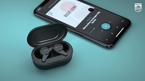 Miniatura 5 de Philips T1207 - Auriculares True Wireless con hasta 18 horas de reproducción y resistencia al agua IPX4, color negro