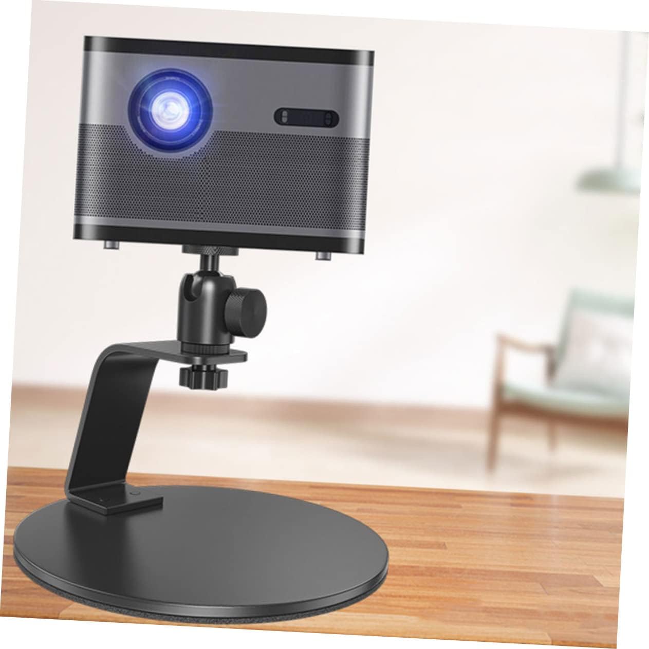 jojofuny Portable Projector Stand Gimbal Adjustable Table Mount Lightweight Design Suitable for Mini Projectors