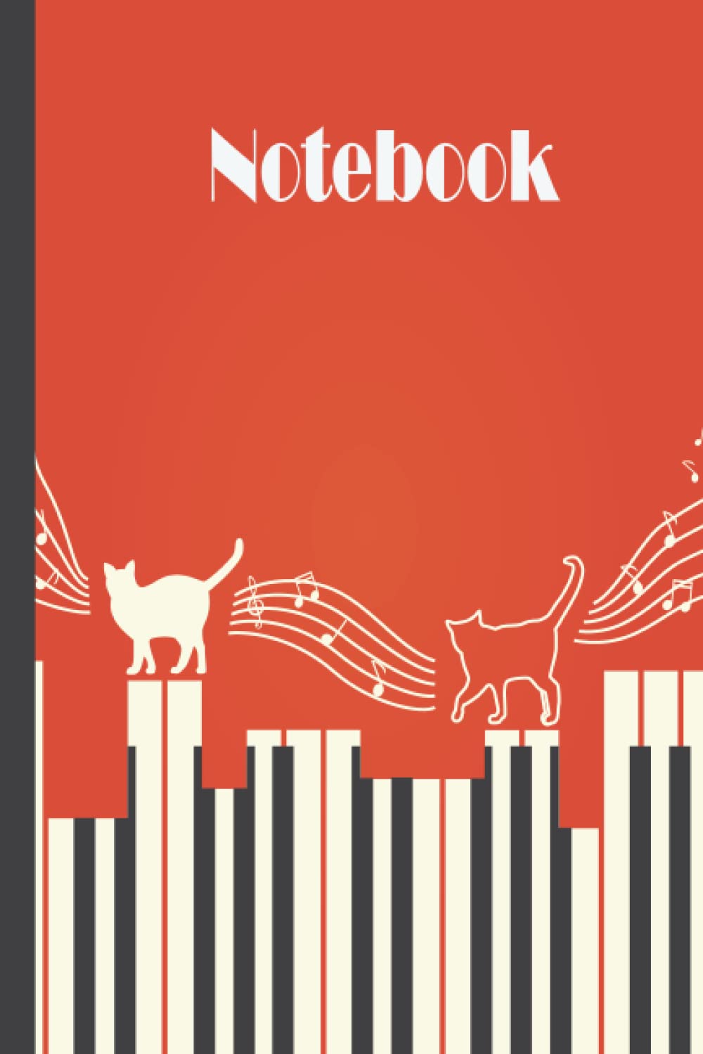 Piano Notebook: Piano Notebook Wide Ruled,Lined Paper Notebook for School, Students,Gift for Kids, Boys, Girls,Piano notebook,Piano lover