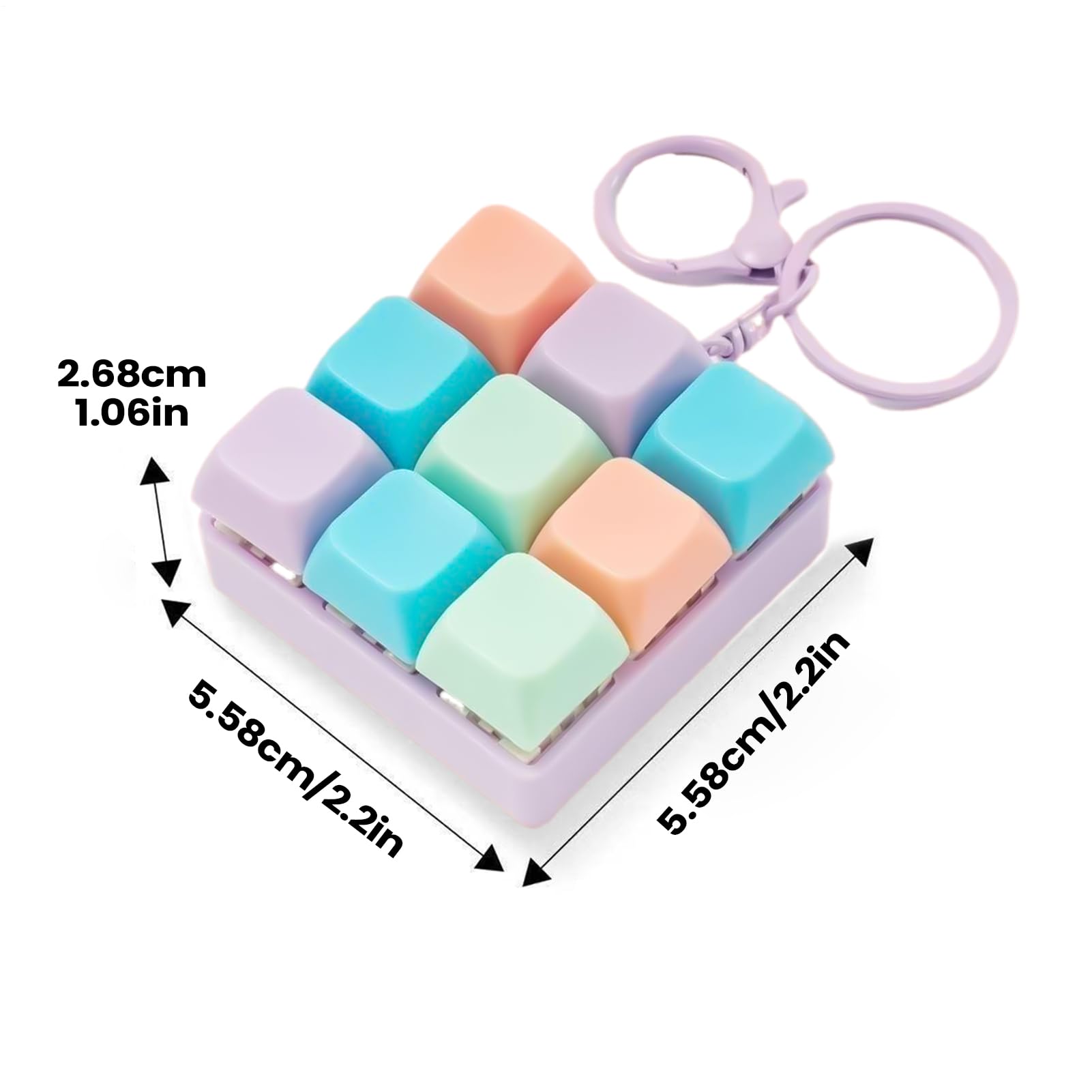 Clicky Keyboard Fidget, Multicolor - Image 7