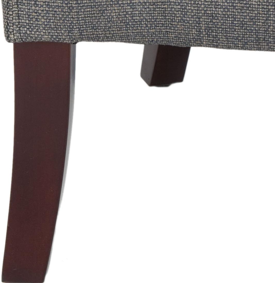 Safavieh Hudson Collection Johnny Linen Side Chair, Grey