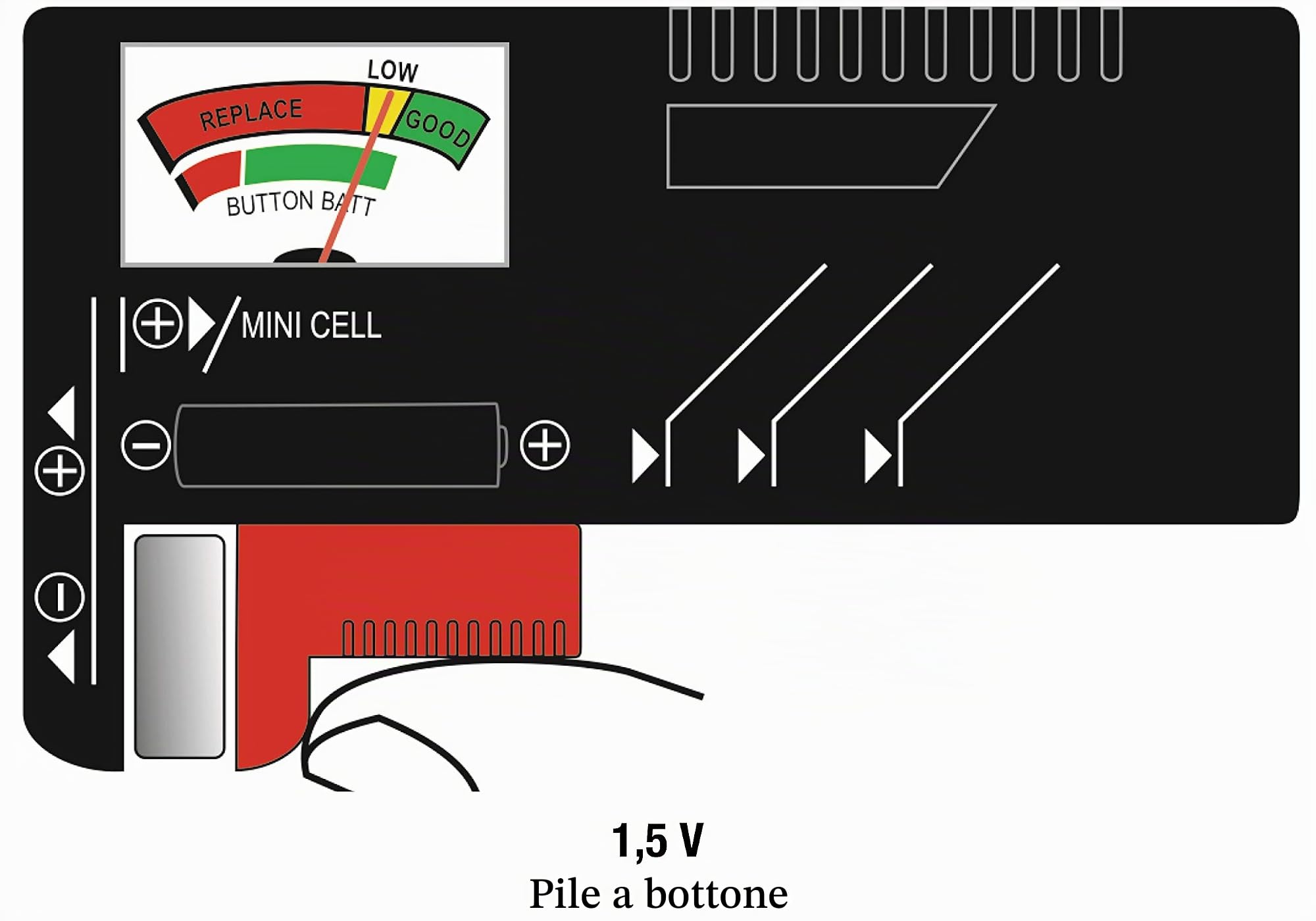 Tester per batterie analogico B29821