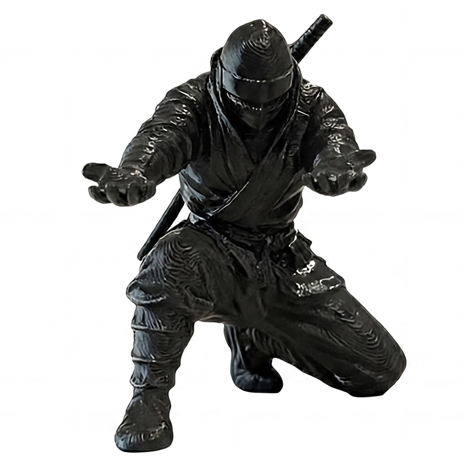 Introti Creative Fun Desktop Decor 3D Printed Ninja Pen Holder Desk Organizer Desk Pen Stand Organizer for Office Home Decor