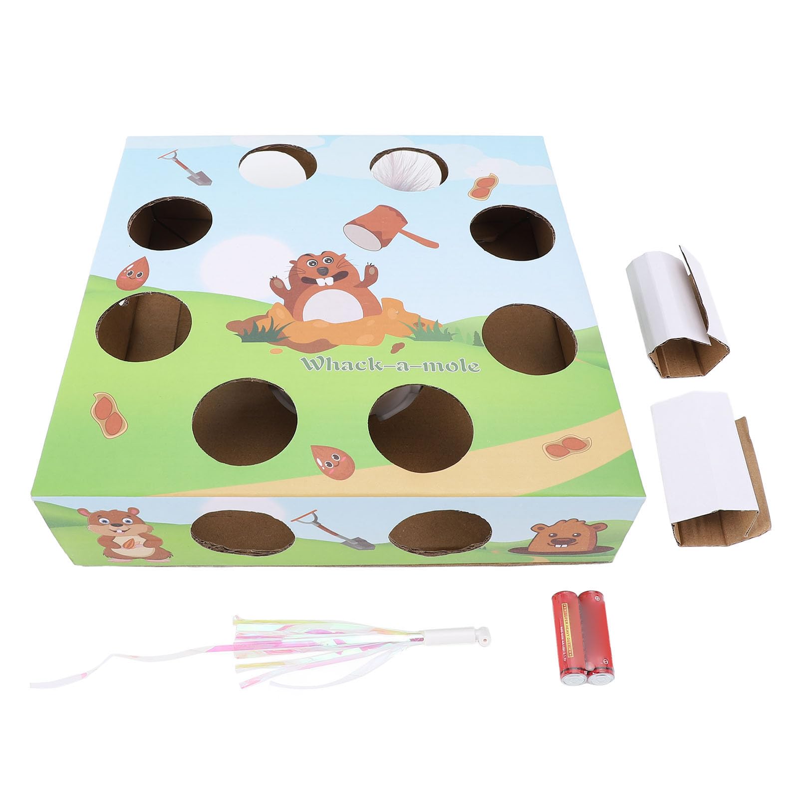 Papier ondulé anti-ennui avec la boîte puzzle pour chat Pilipane