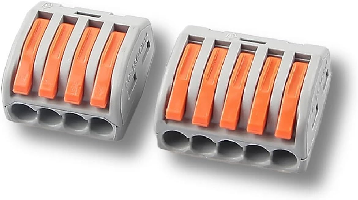 10pcs Mini Fast Connector Wire Connector Universal Cable Compact Wire Conductor Spring Splicing Push in Terminal Block