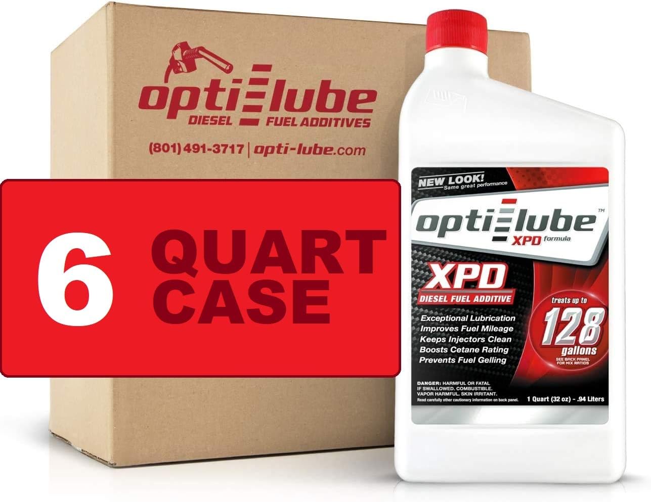 Opti-Lube XPD Formula Diesel Fuel Additive: Quarts (1 Quart (Treats 128 Gallons)) : Automotive