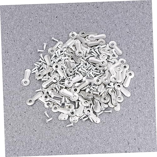 Image of DIY Photo Album Frame Locks 200pcs Silver Melon Tablets Easy to Install for Home Decor