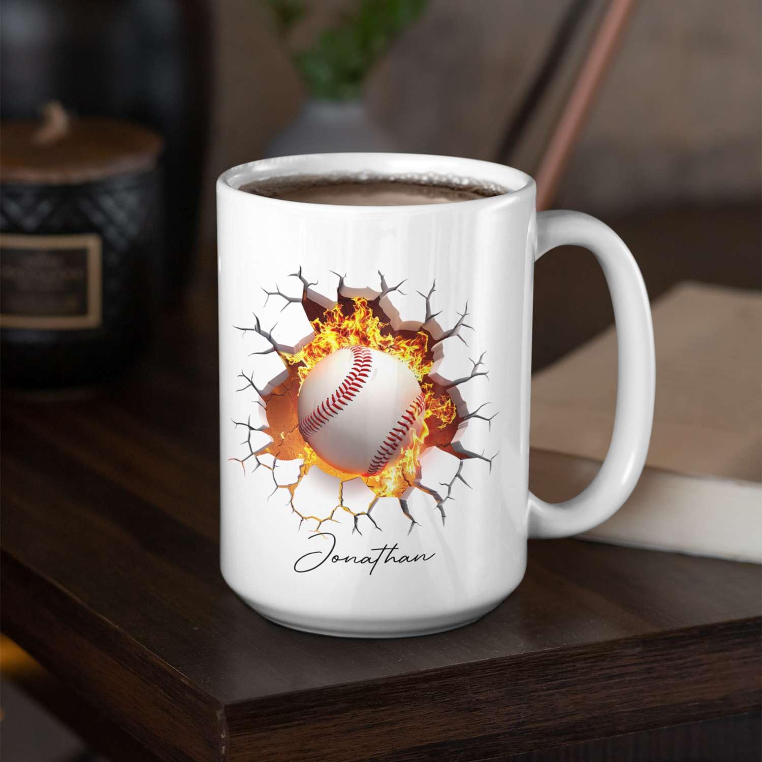 Amazon.com: Customized Funny Baseball Coffee Mug, Custom Choose Name On  Baseball Themed Tea Cup, Personalized Baseball Travel Cup Gifts For Baseball  Lovers, Baseball Players, Baseball Fans : Home & Kitchen