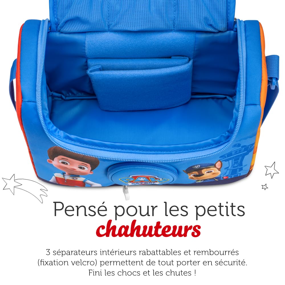 tonies Sac Bandoulière - La Pat' Patrouille Sac de Transport pour Ranger la Toniebox, Le Casque Audio Chuchote, la Station de Recharge, et Jusqu’à 8 Figurines