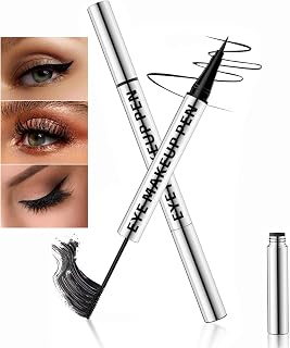 2-in-1 Mascara Eyeliner, Mascara, Black Eyelash Colour, Long Eyelashes, Waterproof…