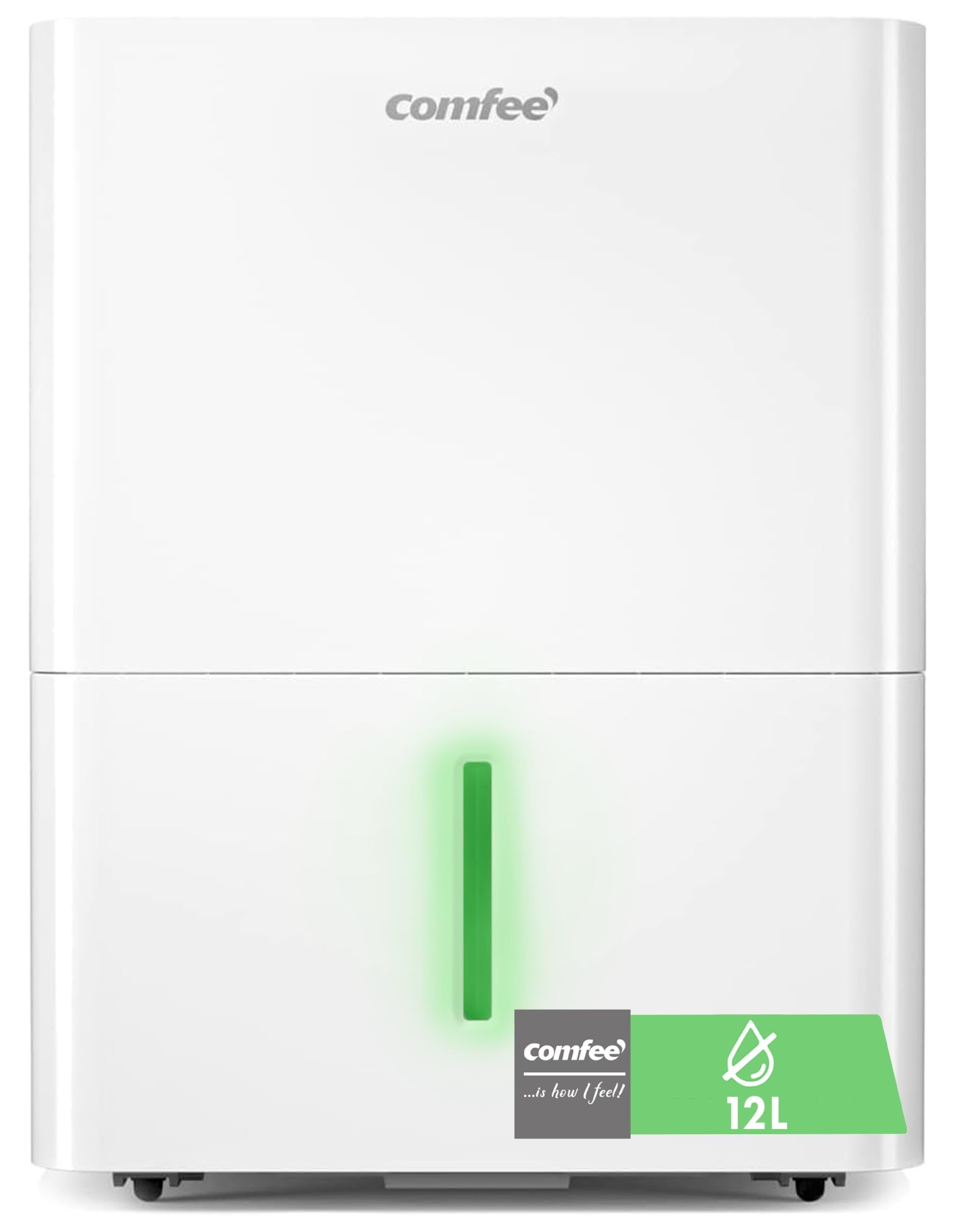 COMFEE Dehumidifier 12L for Indoor Humidity up to 20 m² / 50 m3 – Quiet Dehumidifier Compact and Low Consumption – Moisture Dehumidifiers with Removable Tank and Automatic Reset