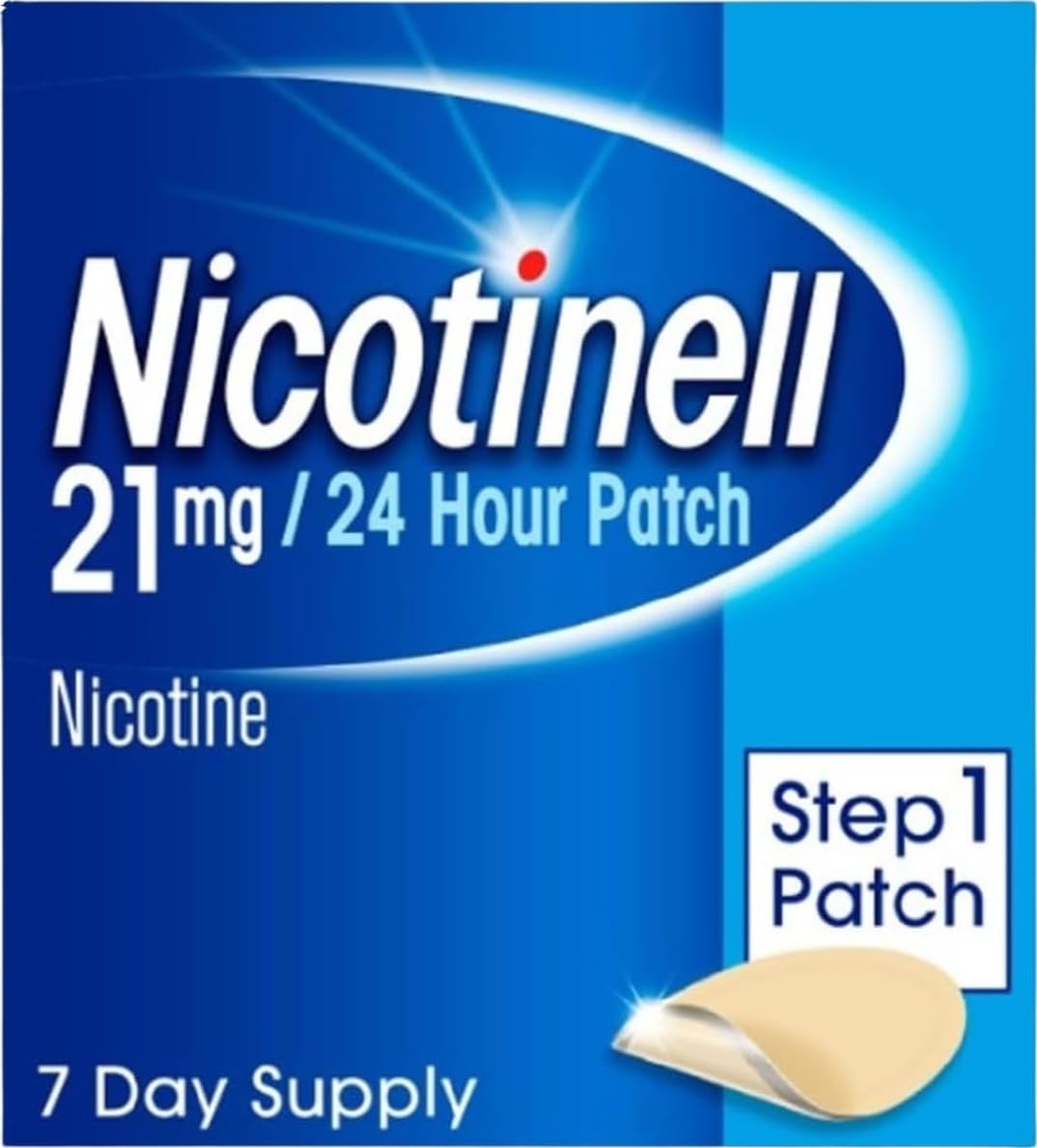 Pack Of 2 x 7 Nicotinell Nicotine 21 mg Total 14 Patches  Step 1 Exp 2028