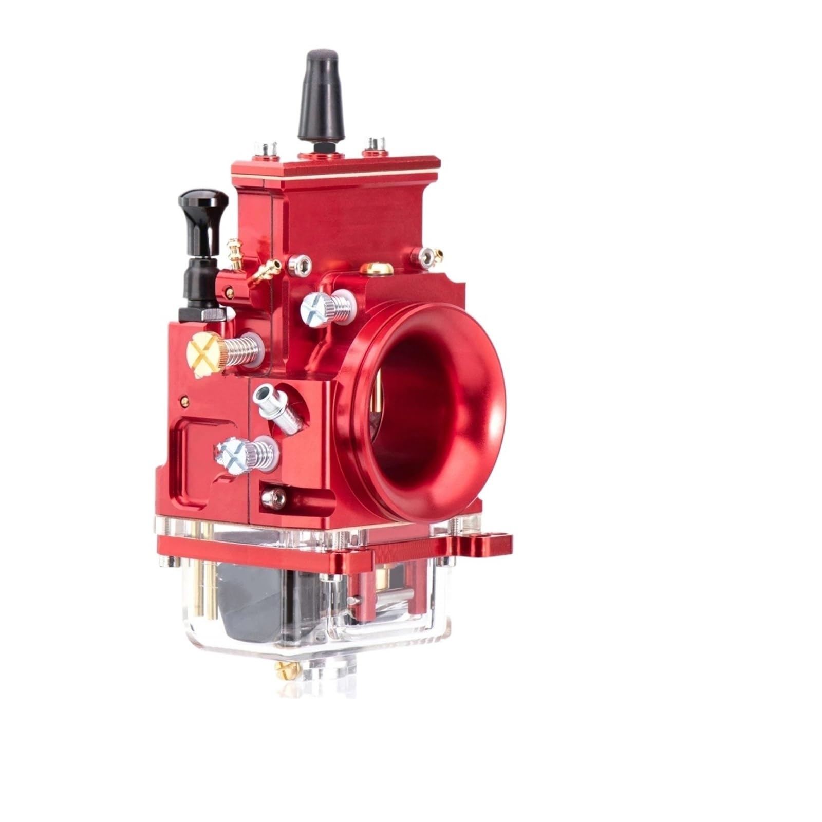 Moteur Carb Carburateur CNC 4 couleurs 36 mm, 38 mm, 40 mm pour moteur 2 temps 125-500 cm³ avec gicleur réglable Carburateur